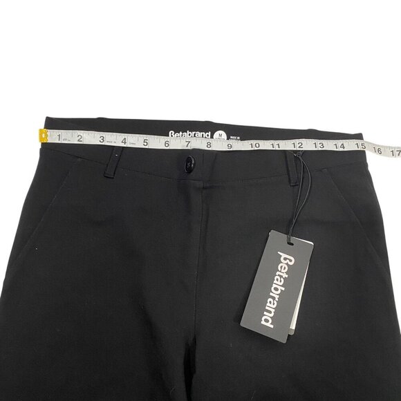 BETABRAND Classic Dress Pant Yoga Pant neutral black stretch pull on women’s MP - Picture 8 of 11